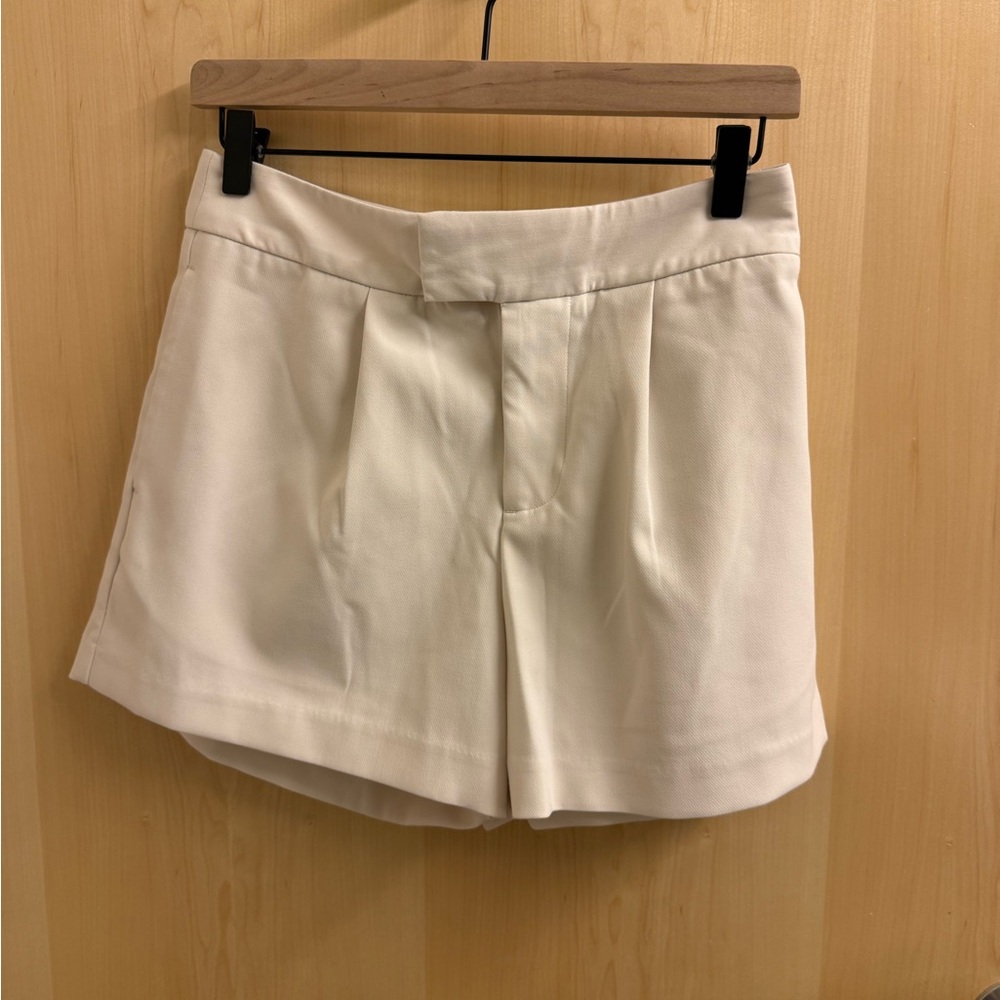 a new day High-Waist Cream Tailored Shorts